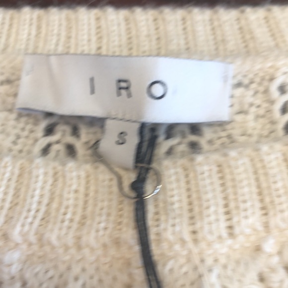 Iro Sleeveless Sweater  Cream  Size Small - Picture 2 of 8
